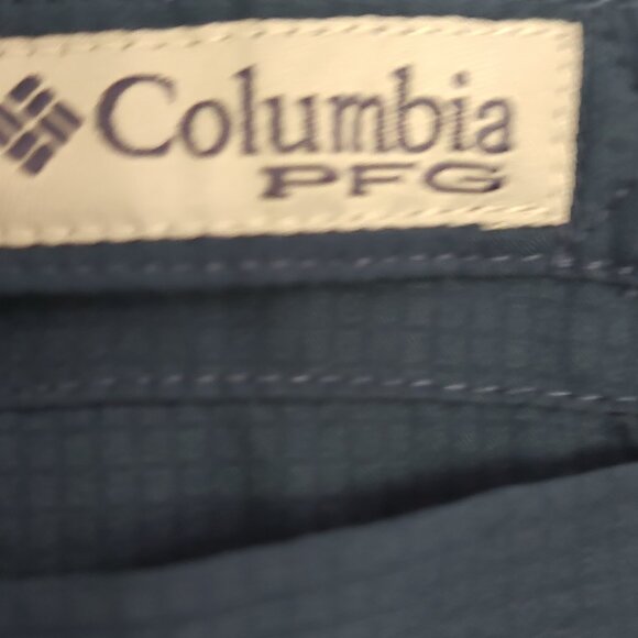 Men's Columbia PFG Omni-Shade Short Sleeve Button Down Shirt Size Large - Picture 4 of 5